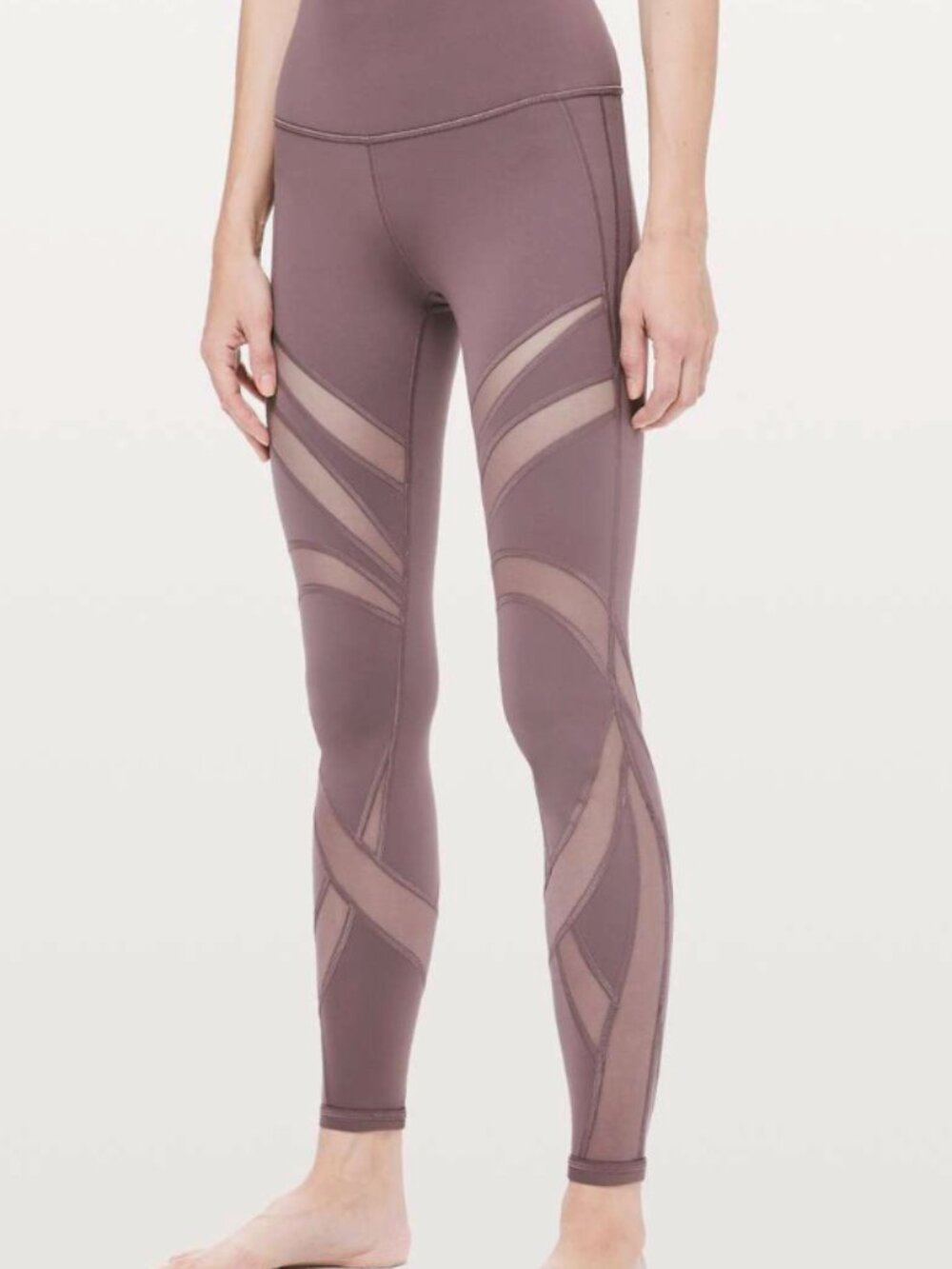 lululemon athletica Mauve/Pink Wunder Under Leggings women’s size 8